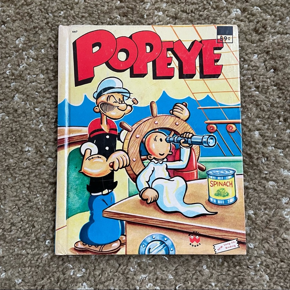 Vintage Popeye book